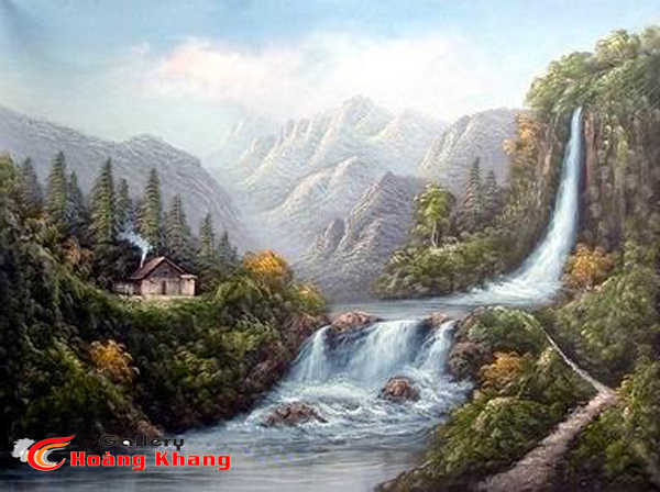 Tranh Núi - Nước - Phong Thuỷ